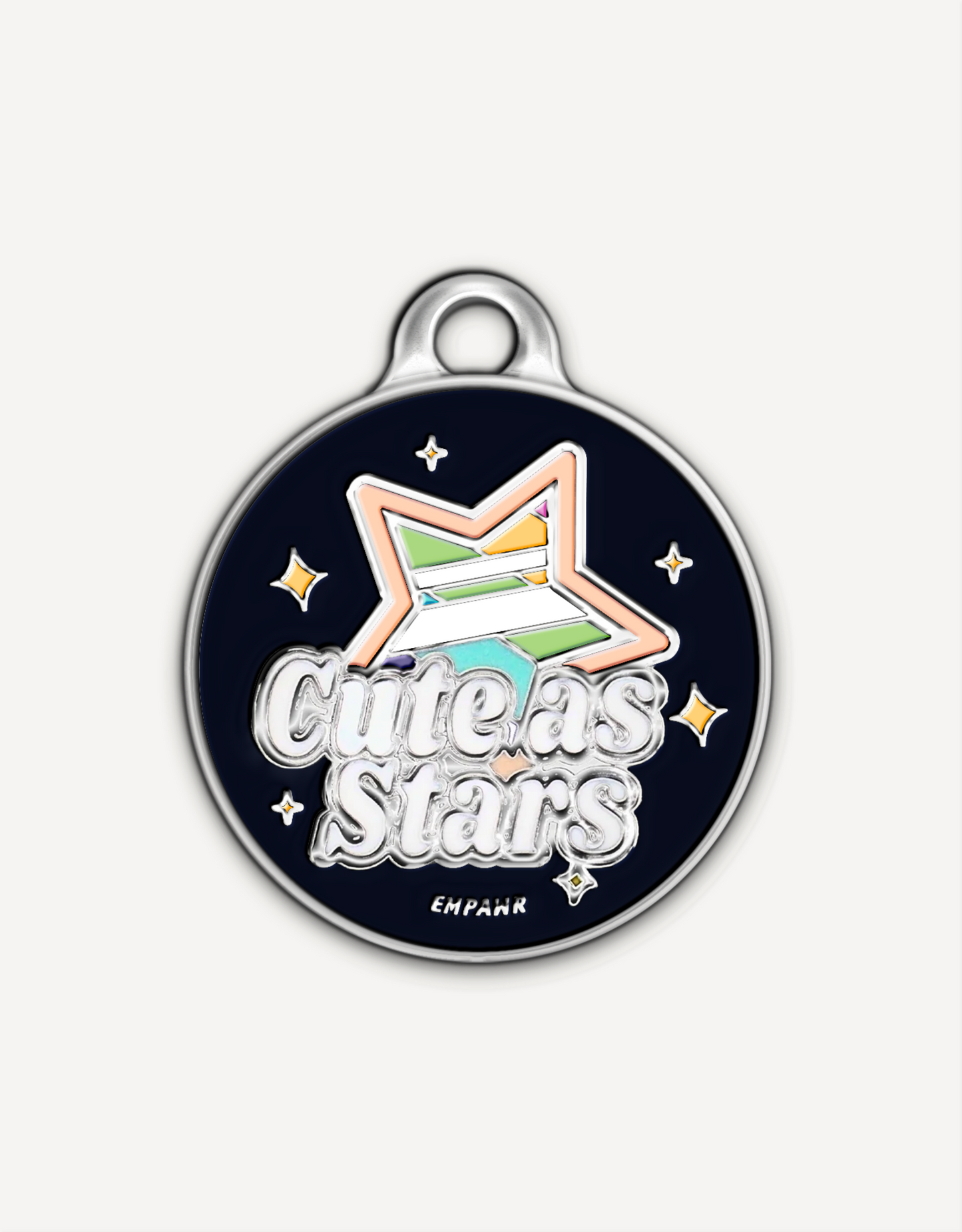 💫“cute as stars” pet ID tag