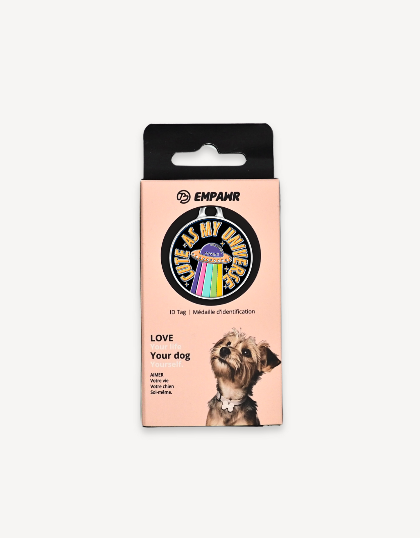 🪐“cute as my universe” pet ID tag