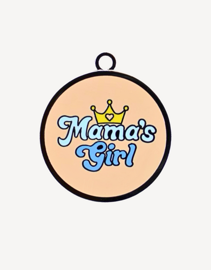 👑"mama's girl" pet ID tag